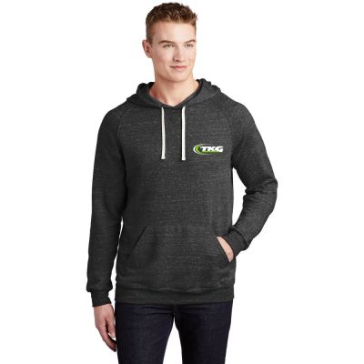 JERZEES Snow Heather French Terry Raglan Hoodie #2