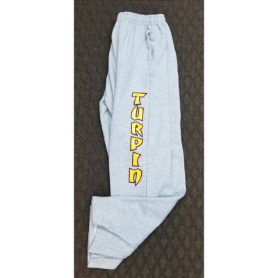 Turpin Sport Grey Open Bottom Sweatpants w/Pkts