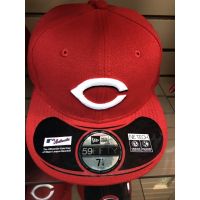 New Era 50Fifty All Red C Logo Cincinnati Reds Baseball Cap