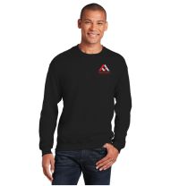18000 Gildan Black HeavyBlend Crewneck Sweatshirt