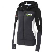 TKG Ladies Tech Fleece Colorblock Full-Zip Hooded Jacket