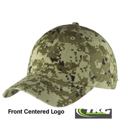 TKG Port AuthorityÂ® Digital Ripstop Camouflage Cap #2