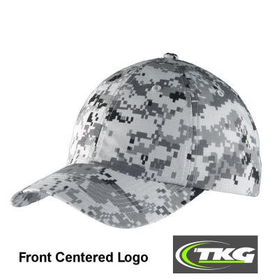 TKG Port AuthorityÂ® Digital Ripstop Camouflage Cap